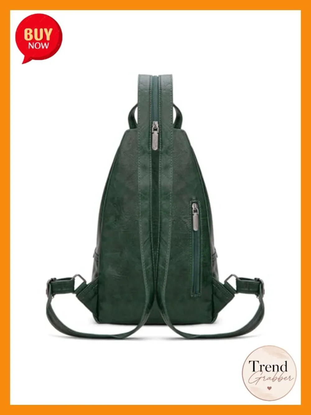 Vintage Convertible Backpack Shoulder Purse with Adjustable Sling Strap - Faux
